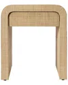 Jamie Young Montecito 1-drawer Raffia Side Table