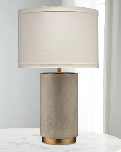 Jamie Young Mortar 25.5" Table Lamp In Neutral