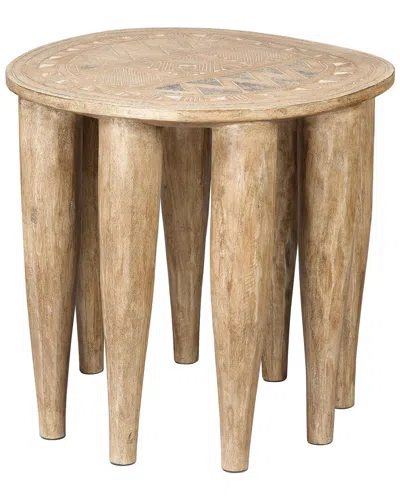 Jamie Young Naga Stool In Neutral