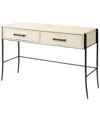 Jamie Young Nevado Leather Console Table