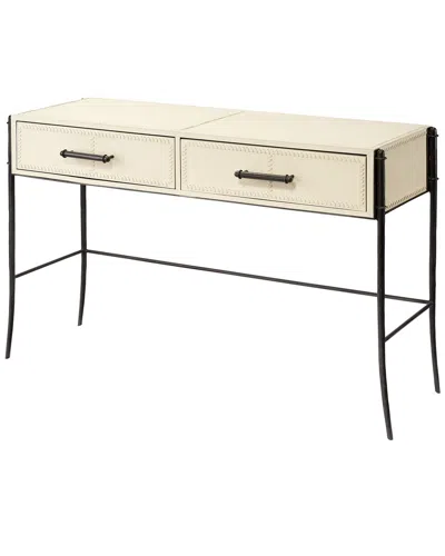 Jamie Young Nevado Leather Console Table