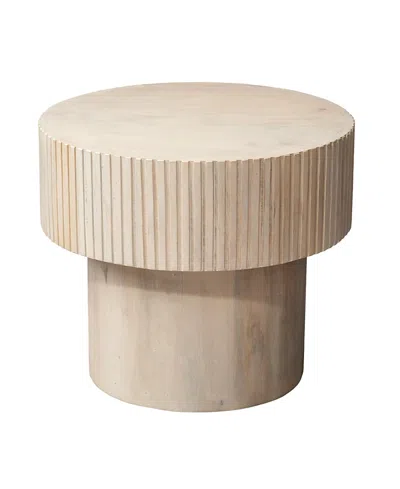 JAMIE YOUNG NOTCH ROUND SIDE TABLE