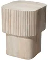 Jamie Young Notch Square Table In White
