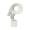 Jamie Young Obscure Object On Stand In White