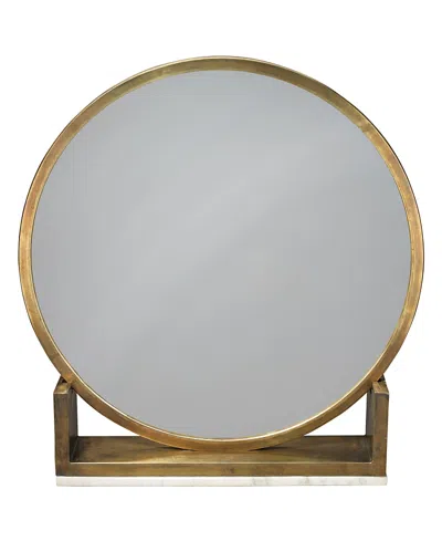 Jamie Young Odyssey Table Mirror In Gold