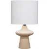 Jamie Young Oliver Ceramic Table Lamp In White