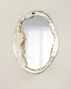 Jamie Young Organic Shape Large Mirror In Champagne