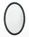 Jamie Young Ovation Oval Mirror In Black