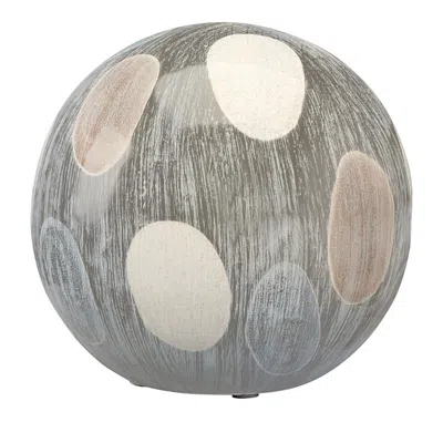 Jamie Young Painted Sphere In Cream