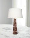 Jamie Young Palm Table Lamp In Brown