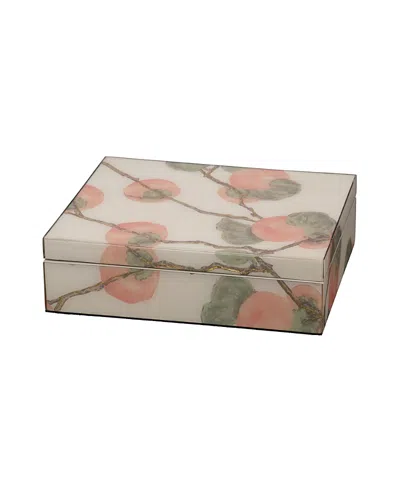 Jamie Young Persimmon Decorative Lacquered Box In Neutral
