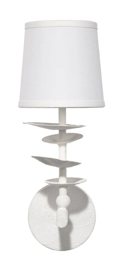 Jamie Young Petal 1-light Wall Sconce In White