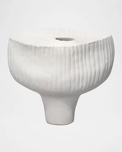 Jamie Young Plunge Vessel, 11" In White