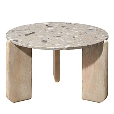 Jamie Young Quarry Coffee Table In Off-white