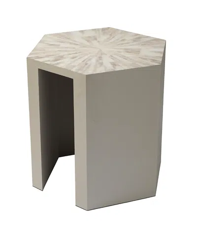 Jamie Young Radiant Side Table In Gray