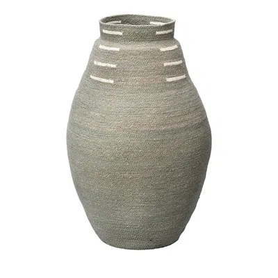 Jamie Young Rainforest Basket In Blue