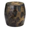 Jamie Young Atkins Acid Washed Side Table In Black