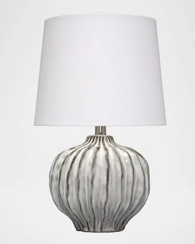 Jamie Young Reef 20" Table Lamp In Gray