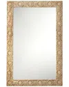 Jamie Young Relief Wood Carved Rectangle Wall Mirror