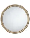 Jamie Young Riley Wood Round Wall Mirror