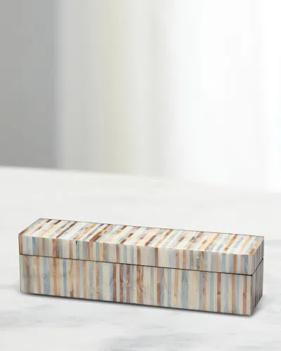 Jamie Young Roosevelt Large Mother-of-pearl Box In Multi