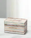 Jamie Young Roosevelt Small Mother-of-pearl Box In Multi