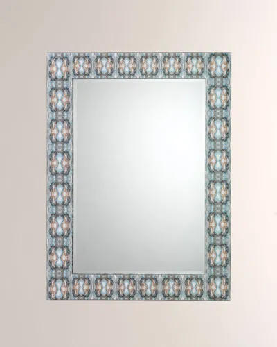 Jamie Young Rorschach Mirror In Blue