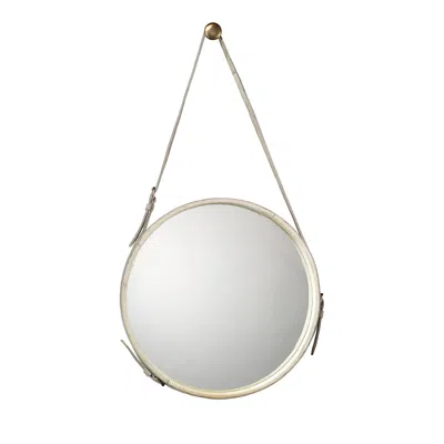 JAMIE YOUNG ROUND MIRROR, WHITE