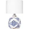 Jamie Young Ruby Ceramic Table Lamp, Blue In Blue
