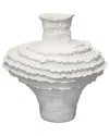 Jamie Young Ruffle Ceramic Decorative Vase