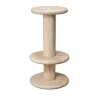 Jamie Young Rye Wood Barstool In Cream