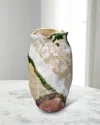 Jamie Young Sandcastle Ceramic Decorative Vase In Multi