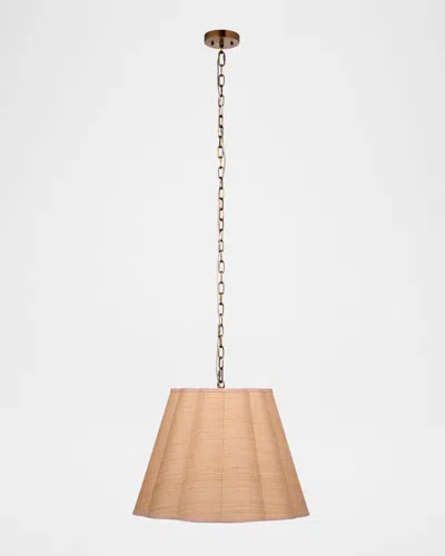 Jamie Young Scalloped Hanging Pendant In Natural