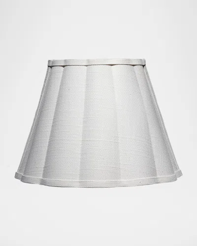Jamie Young Scalloped Wall Sconce In White Linen
