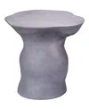Jamie Young Sculpt Side Table In Gray
