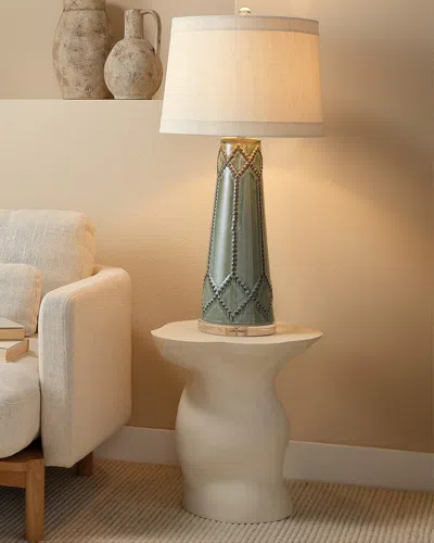Jamie Young Sculpt Side Table In Green