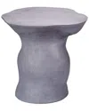 Jamie Young Sculpt Side Table In Grey