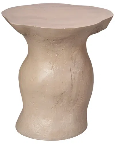 Jamie Young Sculpt Side Table In Grey