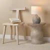 Jamie Young Sculpt Side Table In Off-white