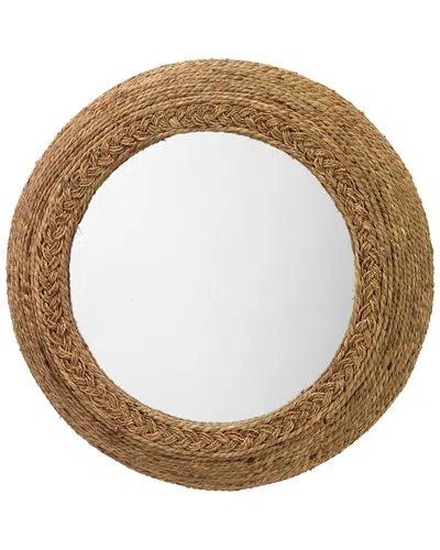 Jamie Young Seagrass Mirror In Brown