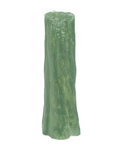Jamie Young Sequoia Glass Decorative Vase In Green
