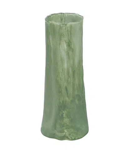 Jamie Young Sequoia Glass Decorative Vase In Green