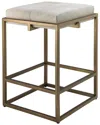 Jamie Young Shelby Hair Hide Counter Stool