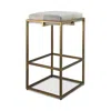 Jamie Young Shelby Bar Stool In Cream