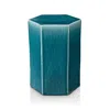 Jamie Young Large Porto Side Table In Azure Ceramic