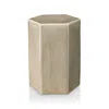 Jamie Young Small Porto Side Table In Pistachio Ceramic