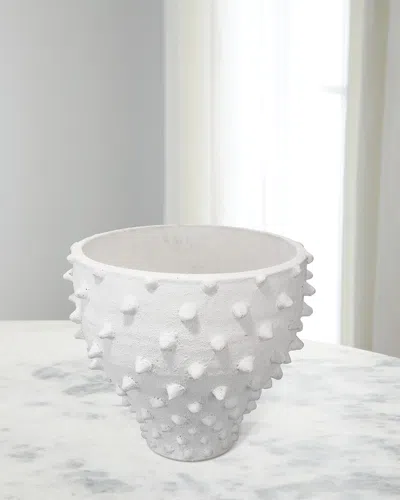 Jamie Young Spike Vase In White