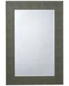 Jamie Young Structure Shagreen Rectangle Mirror In Grey