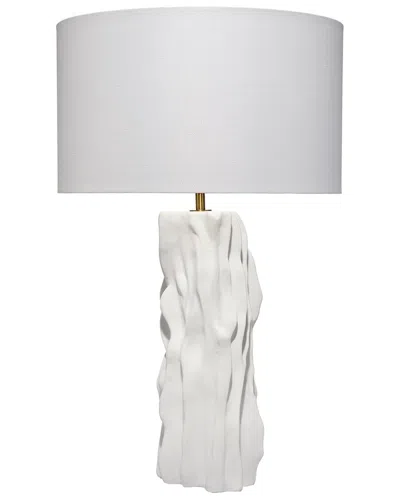 Jamie Young Sweetwood Ceramide Table Lamp With Linen Shade In Gray