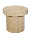 Jamie Young Taylor Bamboo Side Accent Table In Neutral